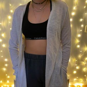 H&M, White cardigan, Size L